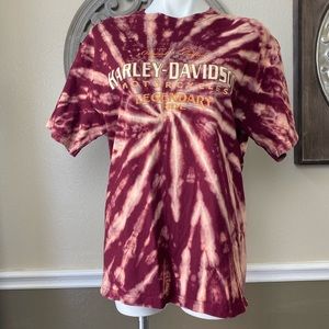 Harley-Davidson Bleach Dyed T-Shirt